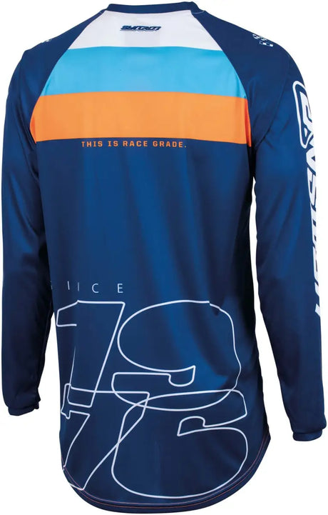 Answer 23 Syncron CC Jersey Blue/Orange/Black Youth - Small - 447536 - Misc Powersports