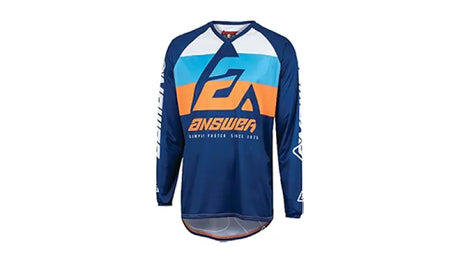 Answer 23 Syncron CC Jersey Blue/Orange/Black Youth - Small - 447536 - Misc Powersports