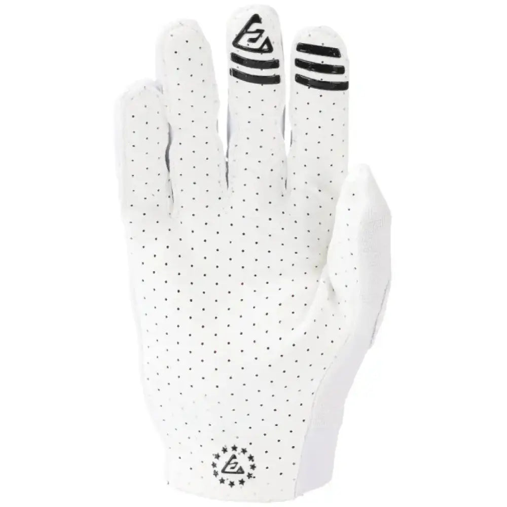 White perforated golf glove from Answer 25 Aerlite Gloves White Black collection