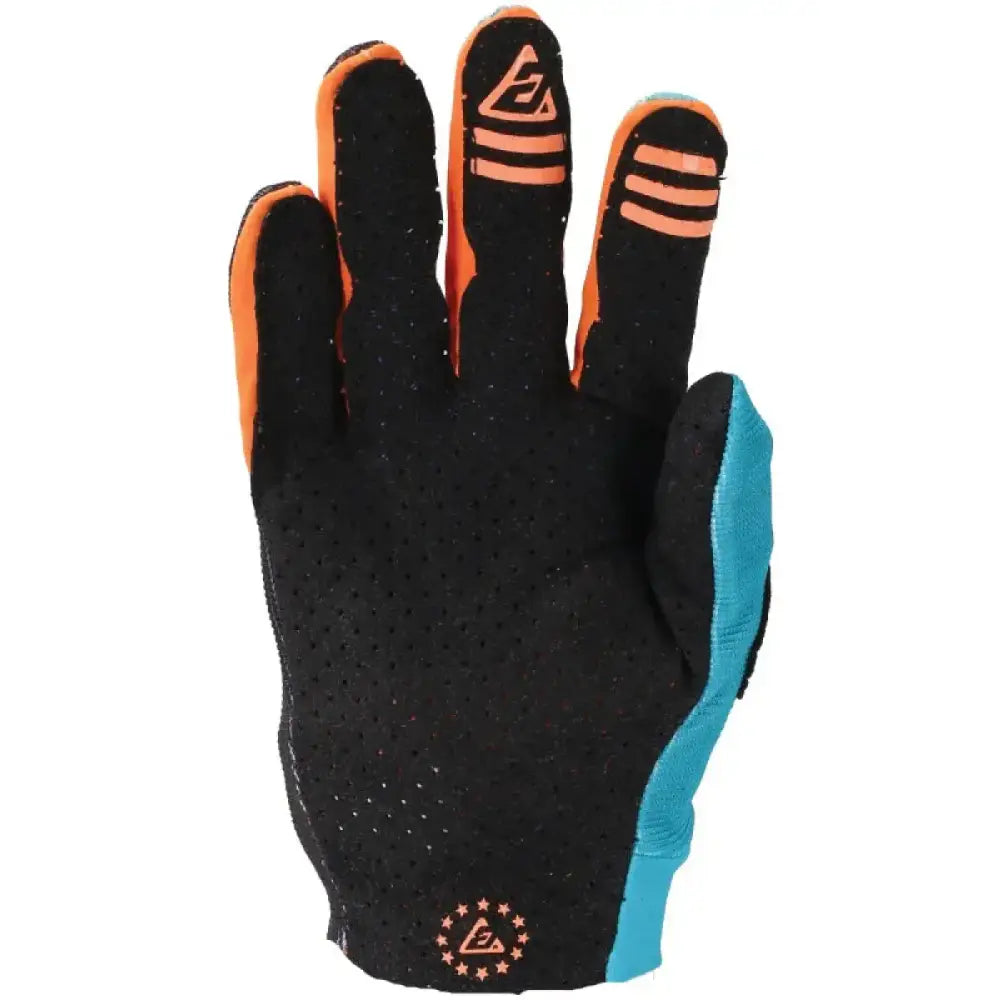 Black, orange, and blue Aerlite Nitro Gloves for cycling, Answer 25 Nitro Gloves XL
