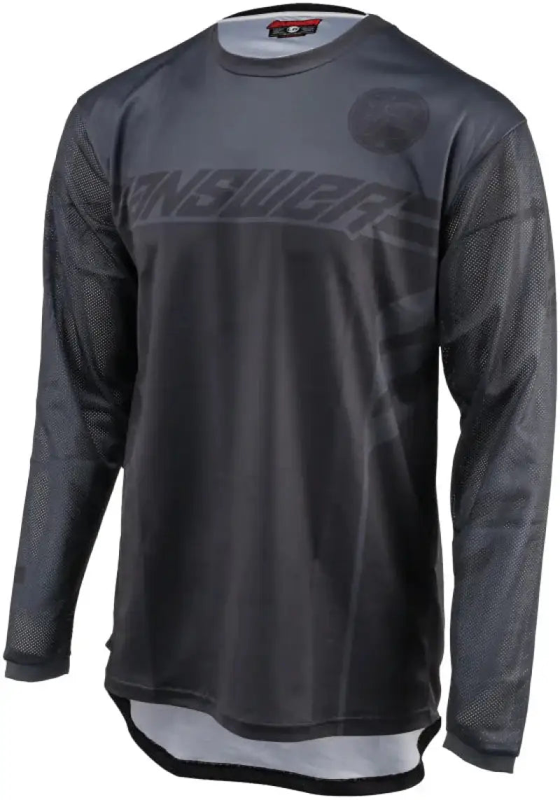 Answer 25 Arkon Nitrus Jersey Black/Grey - XS - Safety