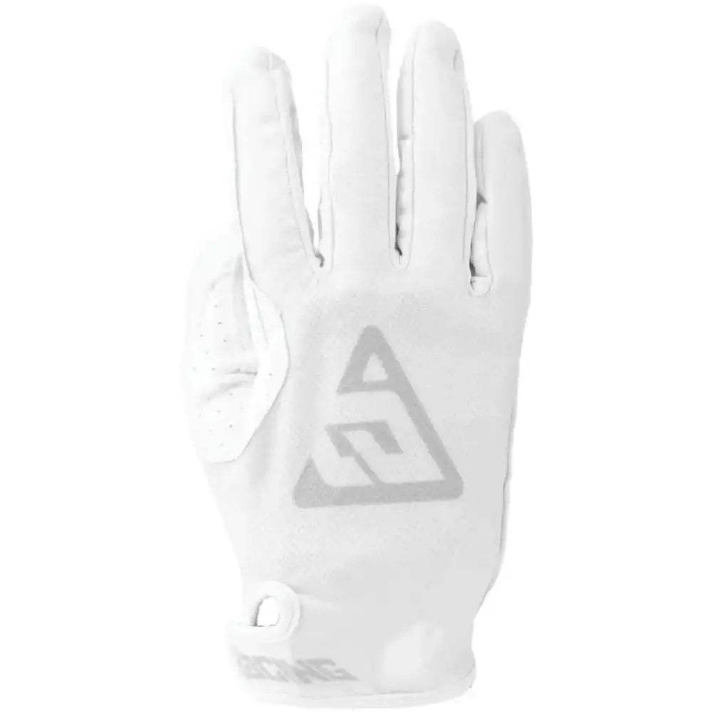 White golf glove from Answer 25 Ascent Gloves White/Grey series for comfortable grip