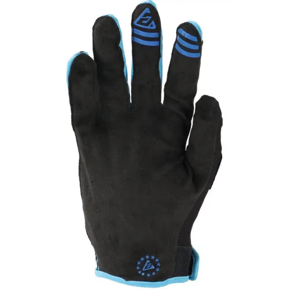 Black and blue Ascent Prix Gloves for cycling, medium size, perfect for riders