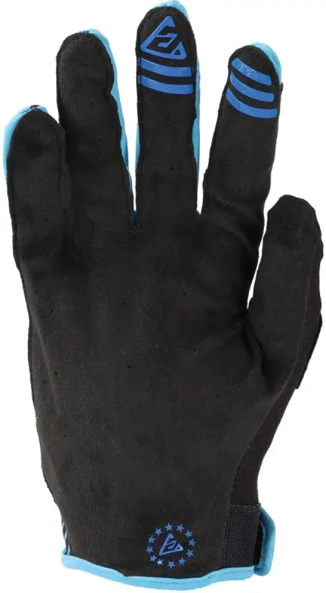 Black and blue cycling glove from Answer 25 Ascent Prix Gloves Blue/Black Youth XL