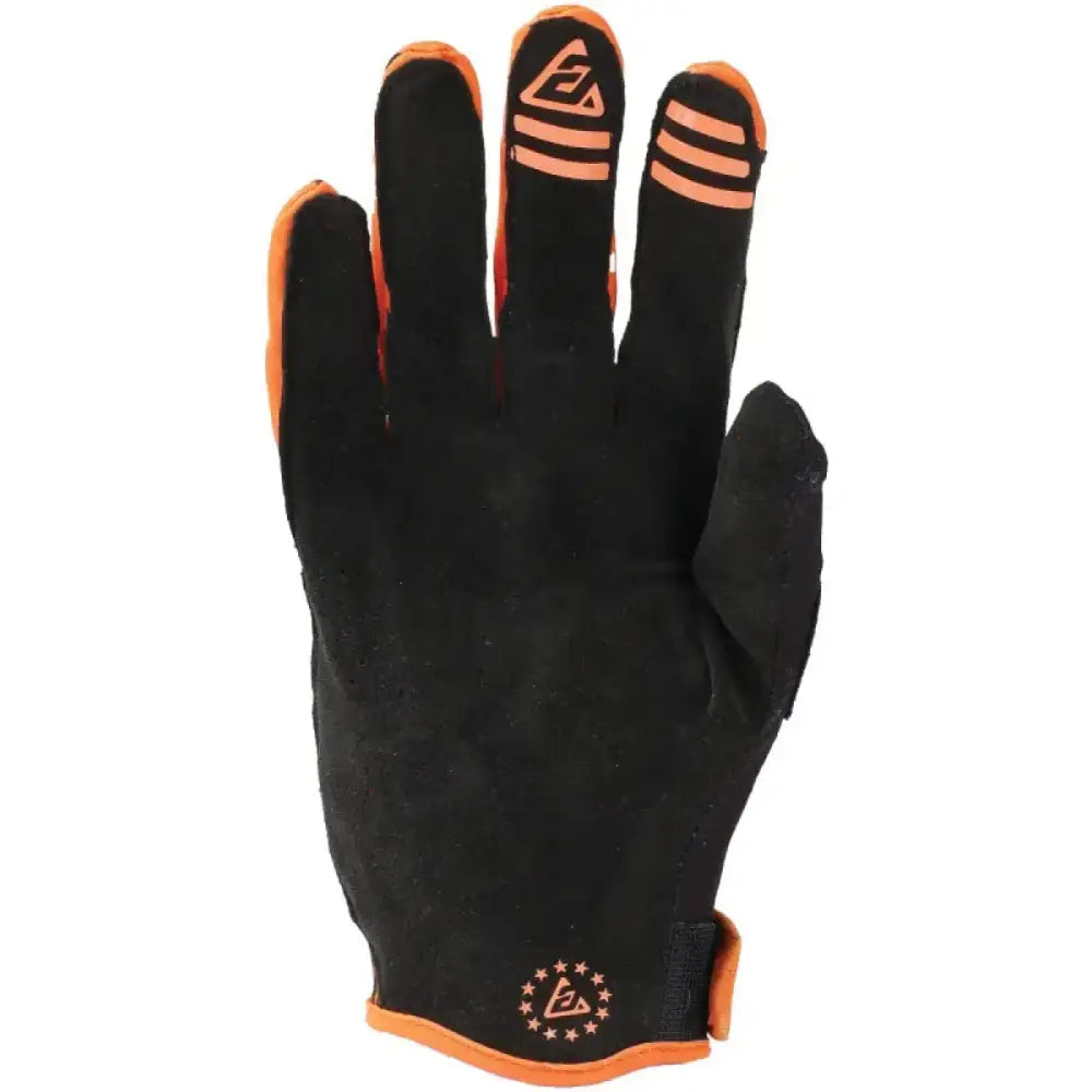 Black and orange Answer 25 Ascent Prix Gloves, perfect for cycling comfort