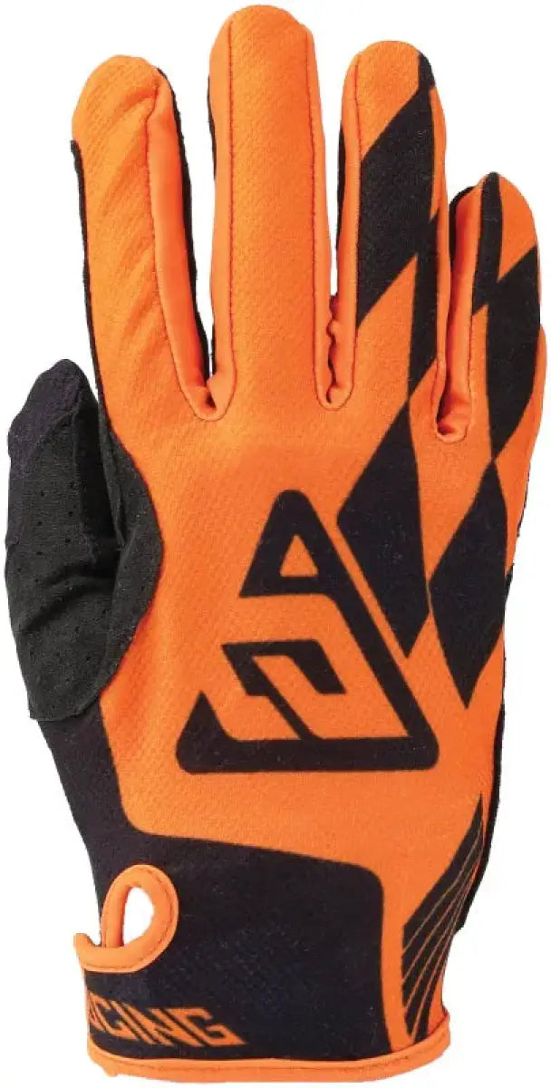 Orange and black motocross glove from Answer 25 Ascent Prix Gloves Hyper Orange/Black