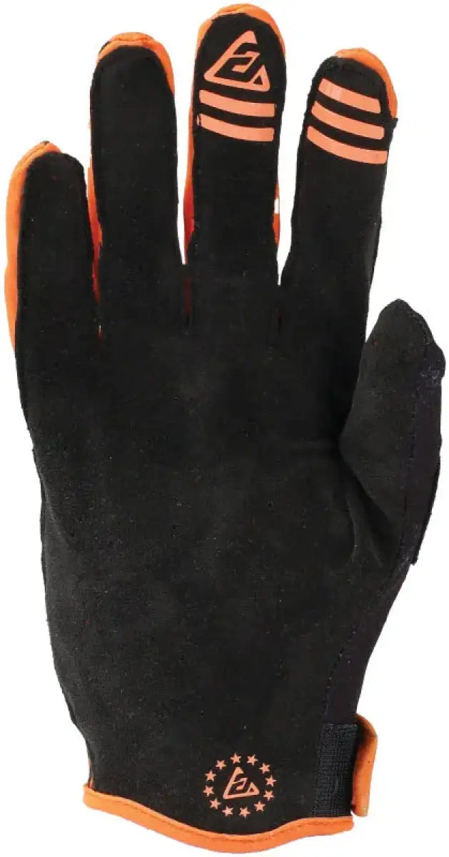 Black and orange Cycling Glove from Answer 25 Ascent Prix Gloves for Youth