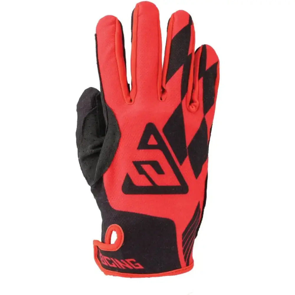 Red and black racing glove from Answer 25 Ascent Prix Gloves collection