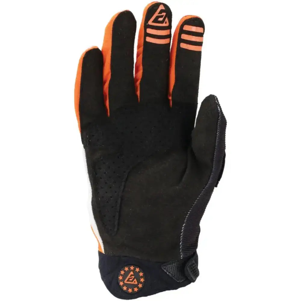 Orange and black Peak Flo Gloves from Answer 25 Peak Flo Gloves collection in 2XL