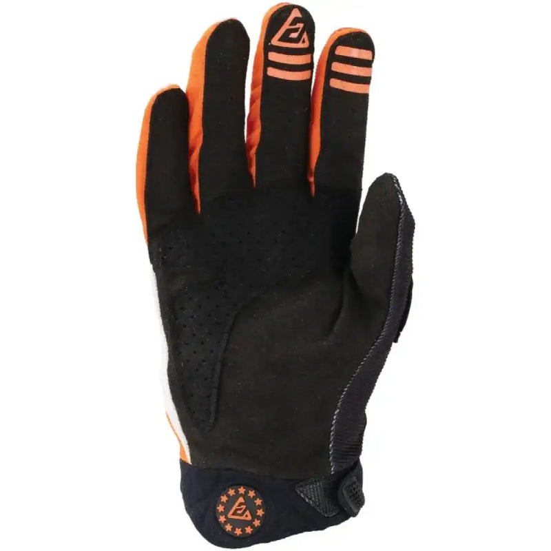 Youth orange and black motocross glove from Answer 25 Peak Flo Gloves collection