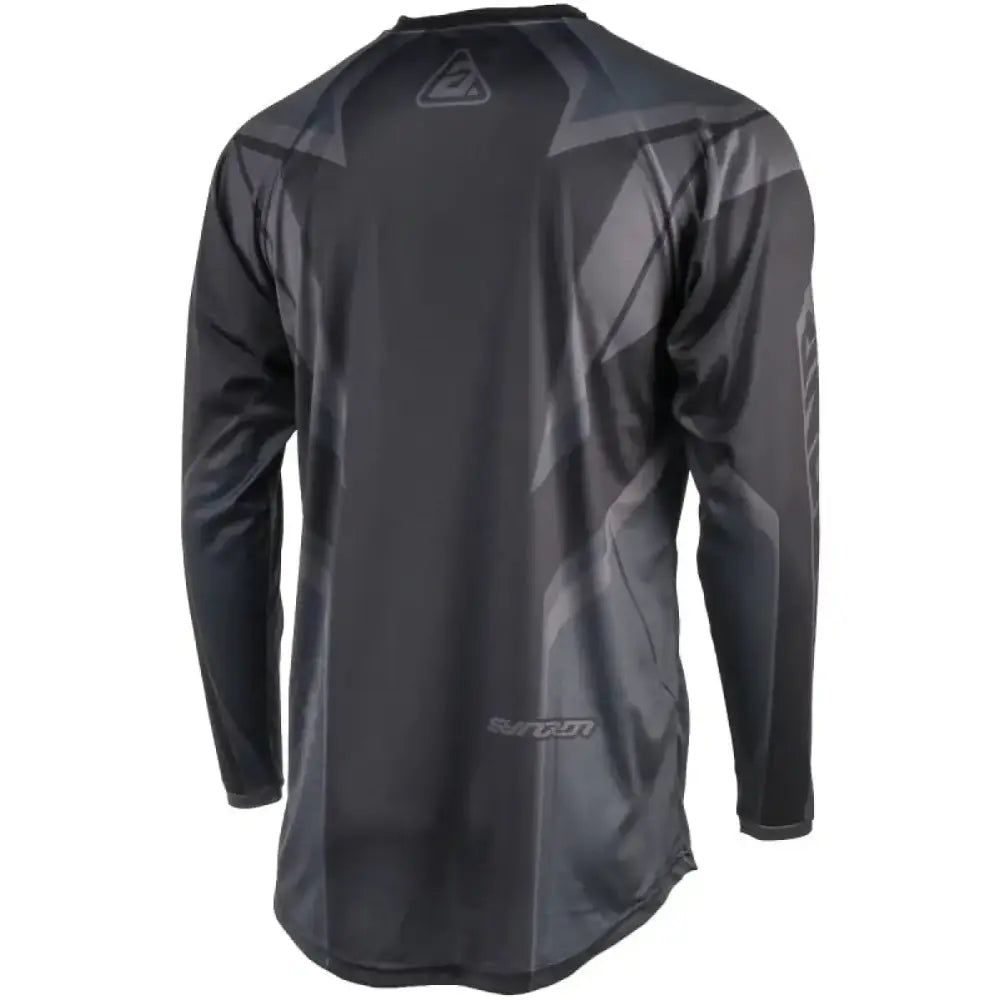 Black and gray Syncron Envenom Jersey long-sleeved youth shirt for sporty vibes