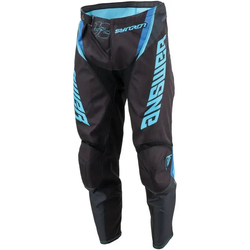 Answer Safety: Answer 25 Syncron Envenom Pants Blue/Black Size - 36
