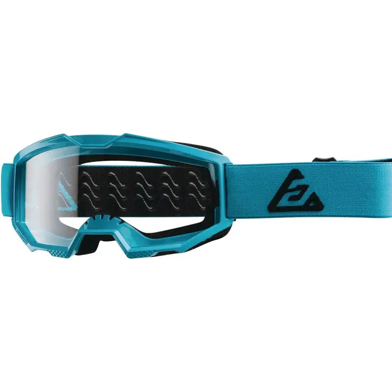 Blue motocross goggles from Answer Apex Astana Black youth goggle astana black style