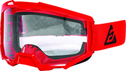 Answer Apex Goggle Red Black for Youth – stylish goggle red and black motocross gear