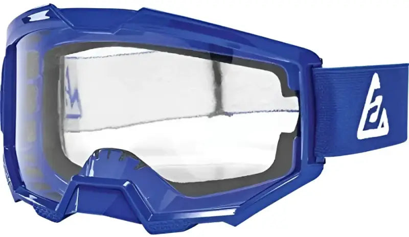 Answer Apex Reflux Blue White Youth Motocross Goggle for off-road adventures