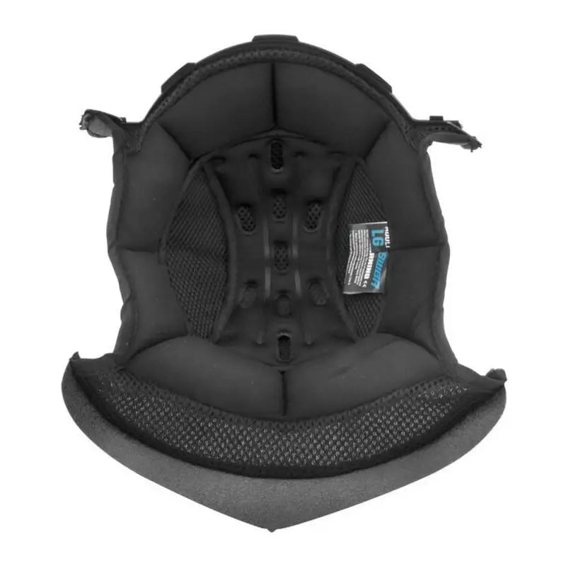 Black Answer AR1 AR3 liner for helmet, large size, provides comfy fit