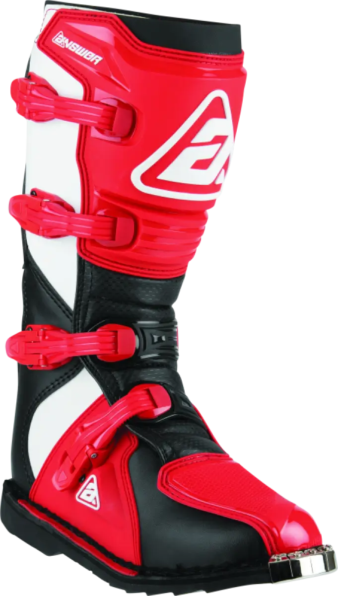 Answer AR1 Boot Black/Red - Size 8 providing excellent foot protection with a stylish design, perfect for RV, automotive, powersports, off-road adventures, marine activities, exterior and interior use, truck and RV parts, and accessories. Apparel,Apparel | Riding Gear,AVADA - Best Sellers,Must Haves