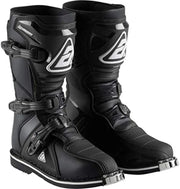 Black youth Answer AR1 boot for motocross, Answer AR1 boot, black youth motocross gear