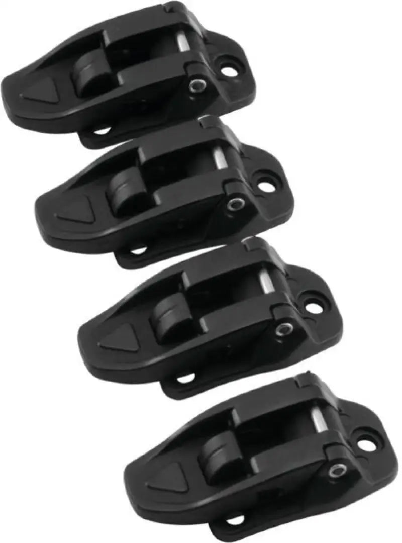Four black toggle latches from Answer AR1 Boot Buckle Kit for replacement or upgrades