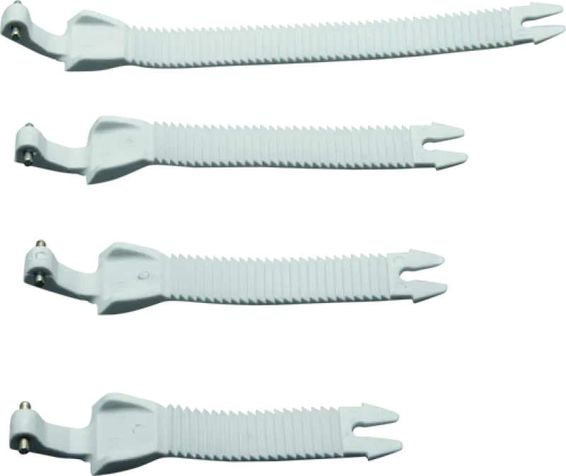 White plastic ratchet straps for Answer AR1 Boot Buckle Youth 445252 product