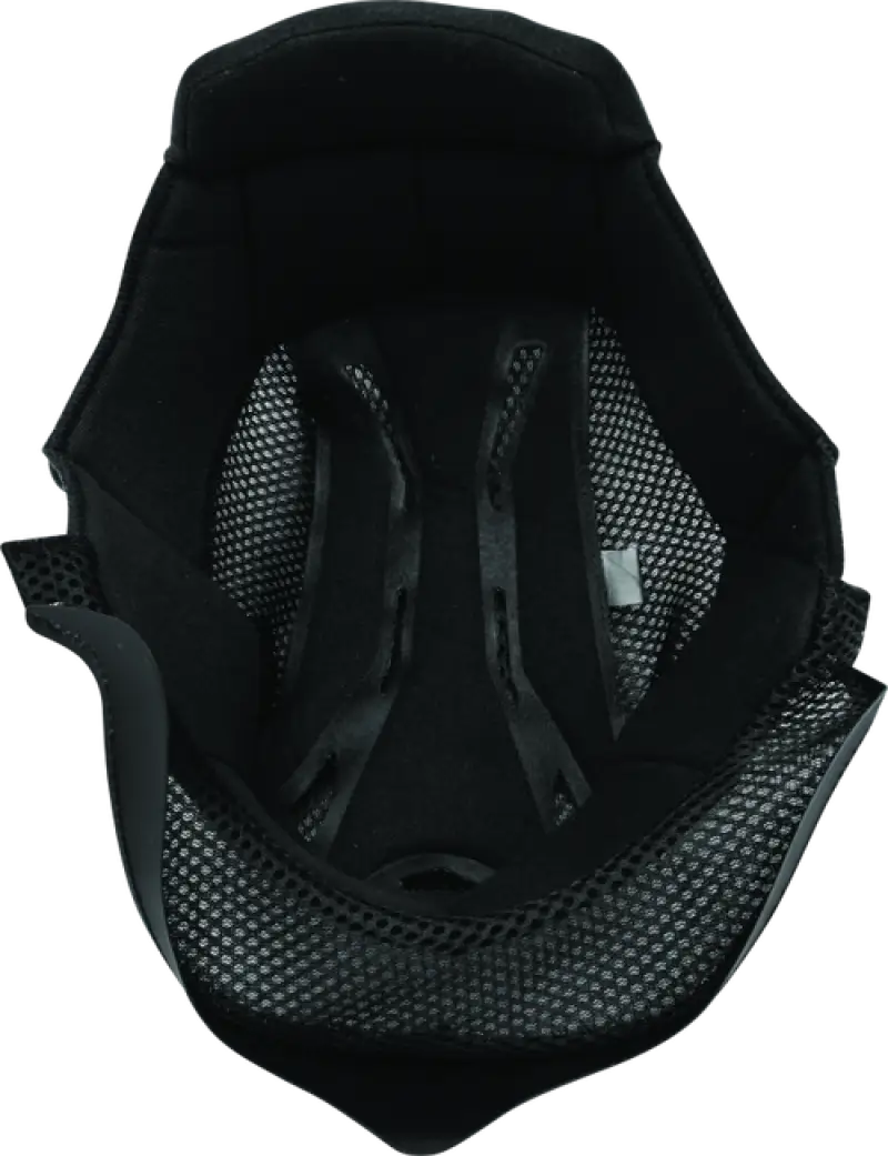 Black helmet interior showing Answer AR1 helmet liner for Answer AR1 helmet youth medium