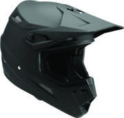 Matte black Answer AR1 Solid helmet for motocross riding, XS size, stylish and protective