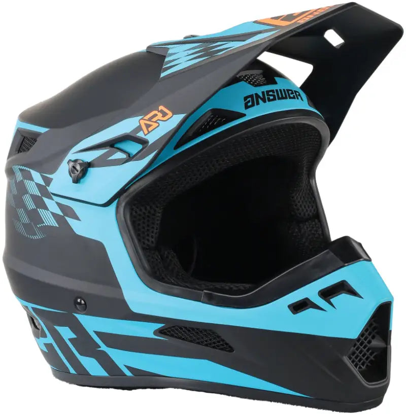 Answer AR1 Sweep Helmet Black/Astana/Hyper Orange - 2XL - Answer