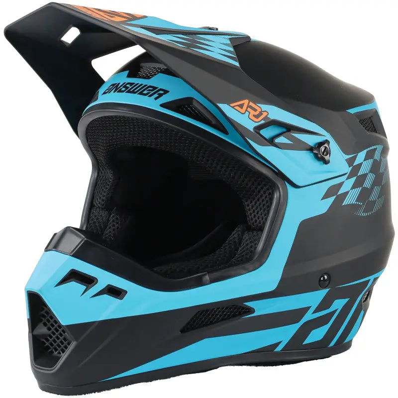 Answer AR1 Sweep Helmet Black/Astana/Hyper Orange - Large - Answer