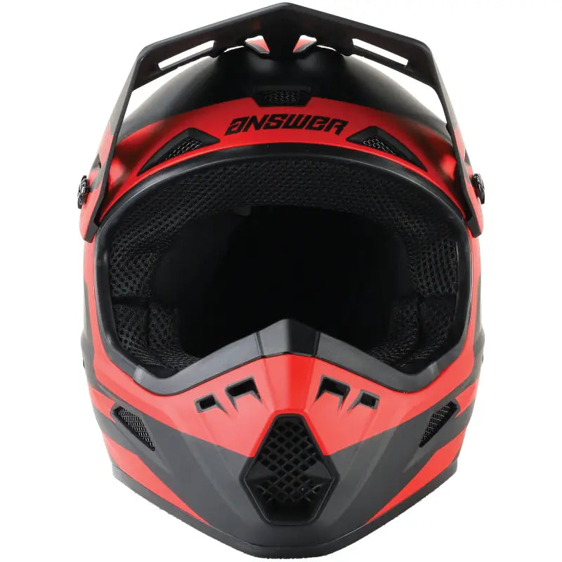 Answer AR1 Sweep Helmet Black/Red Youth - Large - Answer