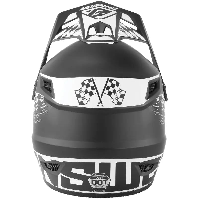 Answer AR1 Sweep Helmet Black/White - Large - Answer
