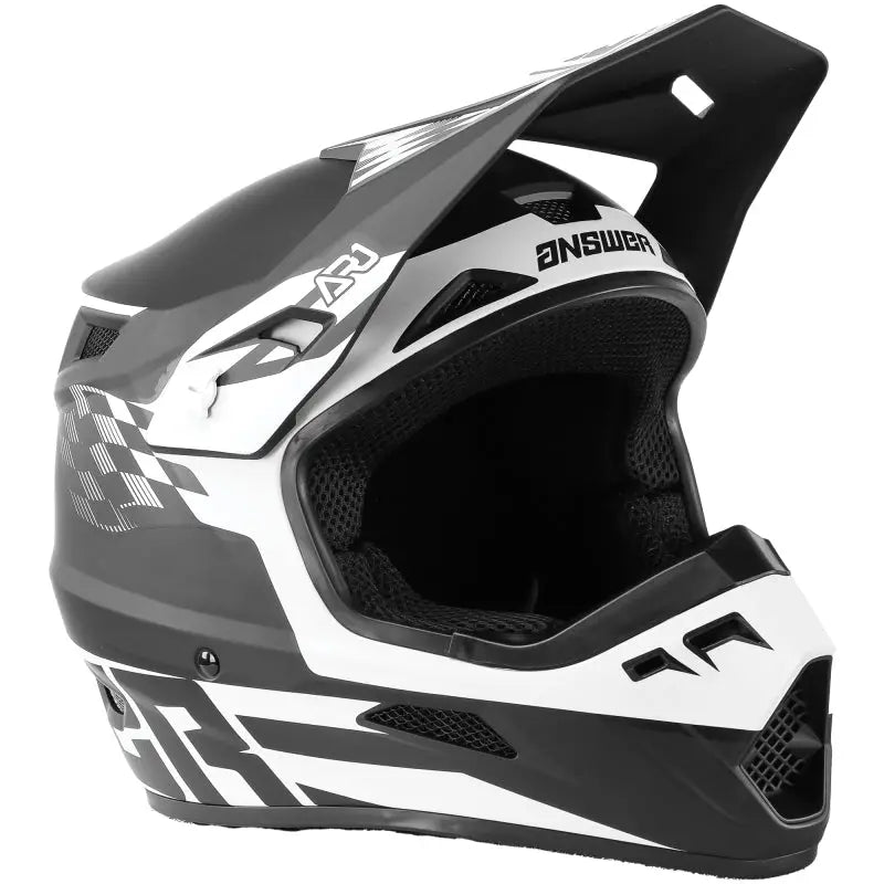 Answer AR1 Sweep Helmet Black/White - Large - Answer