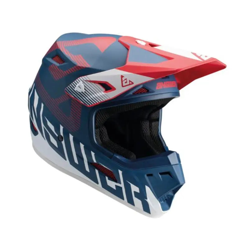 Answer AR1 V2 Bold Helmet Red/White/Blue Youth - Large - 447759 - Misc Powersports