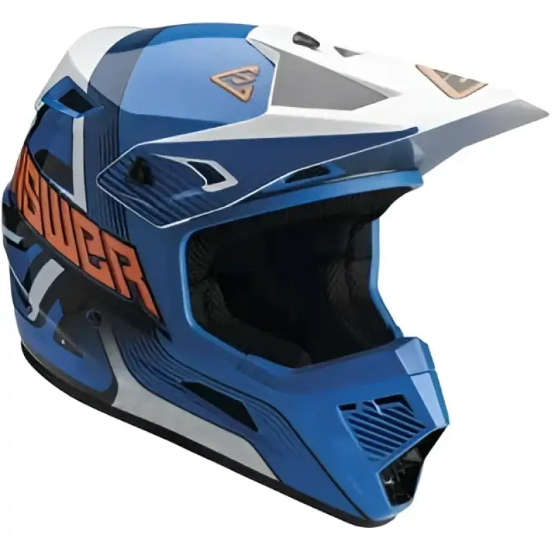 Answer AR1 Vendetta Helmet Dark Blue/Rhodamine/Orange Youth - Small - 447779 - Misc Powersports