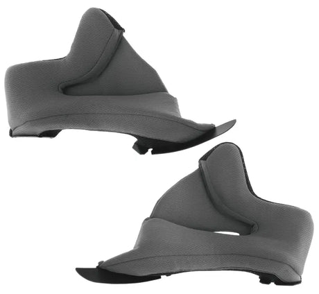 Gray helmet cheek pads for Answer AR5 helmet, 2XL size, perfect answer ar5 cheek upgrade