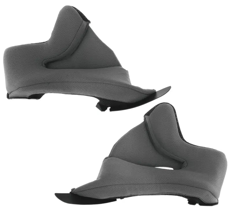 Gray helmet cheek pads for Answer AR5 helmet, 2XL size, perfect answer ar5 cheek upgrade