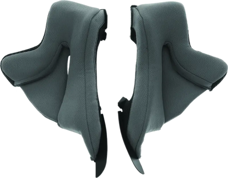 Gray Answer AR5 cheek pads for AR5 helmet fit, large size, 447107