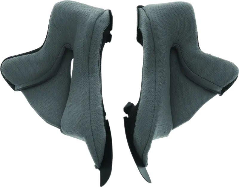 Gray Answer AR5 cheek pads for AR5 helmet fit, large size, 447107