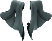 Gray helmet cheek pads for Answer AR5 Cheek in medium size, AR5 cheek pads replacement