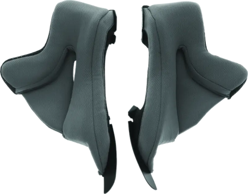 Gray helmet cheek pads for Answer AR5 Cheek in medium size, AR5 cheek pads replacement