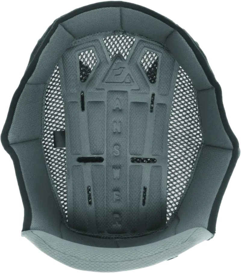 Gray helmet interior with Answer AR5 Liner Black for AR5 liner helmets, 2XL size