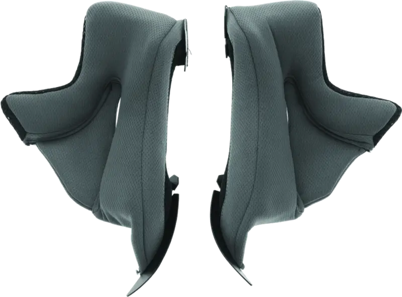 Gray helmet cheek pads for Answer AR7, small cheek pads for better fit