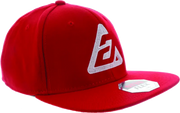 Red Answer Bold Logo Hat with bold logo design for stylish baseball cap look