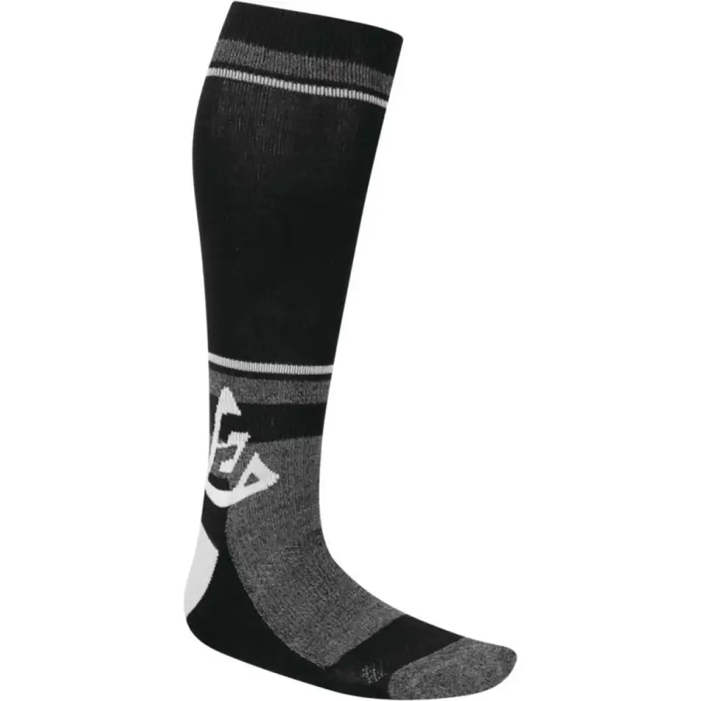 Answer Moto Socks Black Youth knee-high moto socks for style and comfort