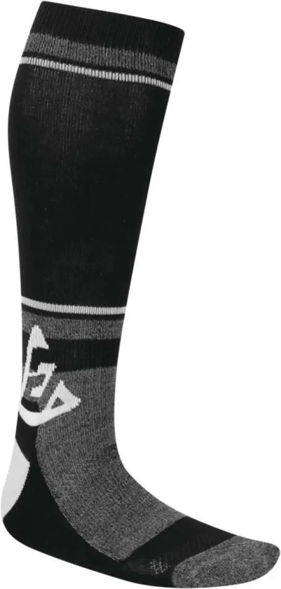 Answer Moto Socks Black Youth knee-high moto socks for style and comfort