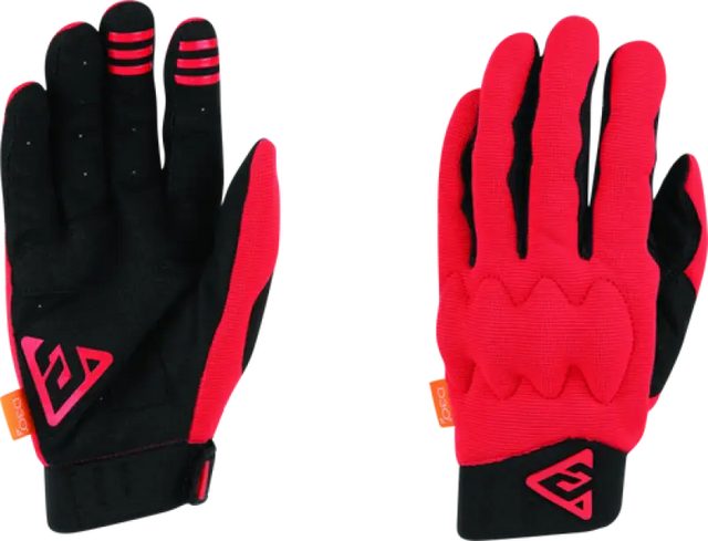 Answer Paragon gloves Black and Red cycling gloves for ultimate ride comfort