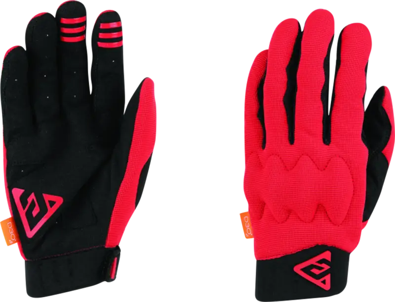 Answer Paragon Gloves Red Black large cycling gloves for biking and comfort