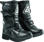 Black youth motocross boots Answer Peewee Boot Black Youth - 10 for kids