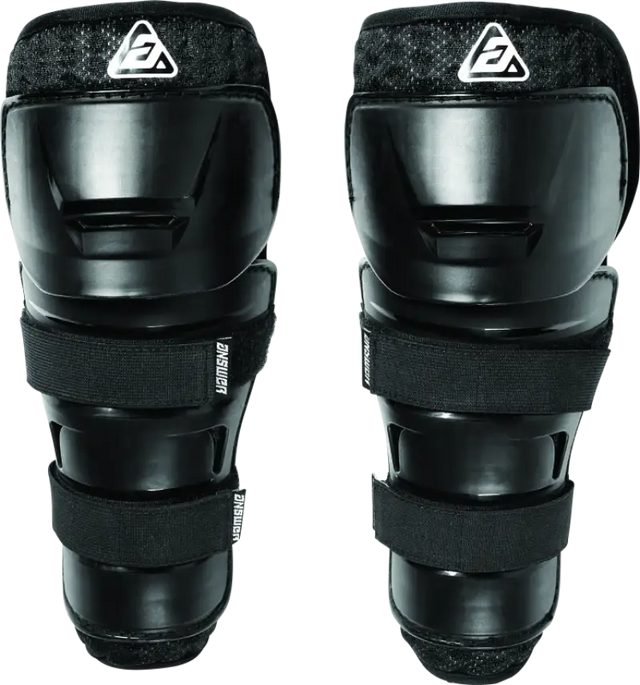 Answer Peewee Knee Guard Black - Answer