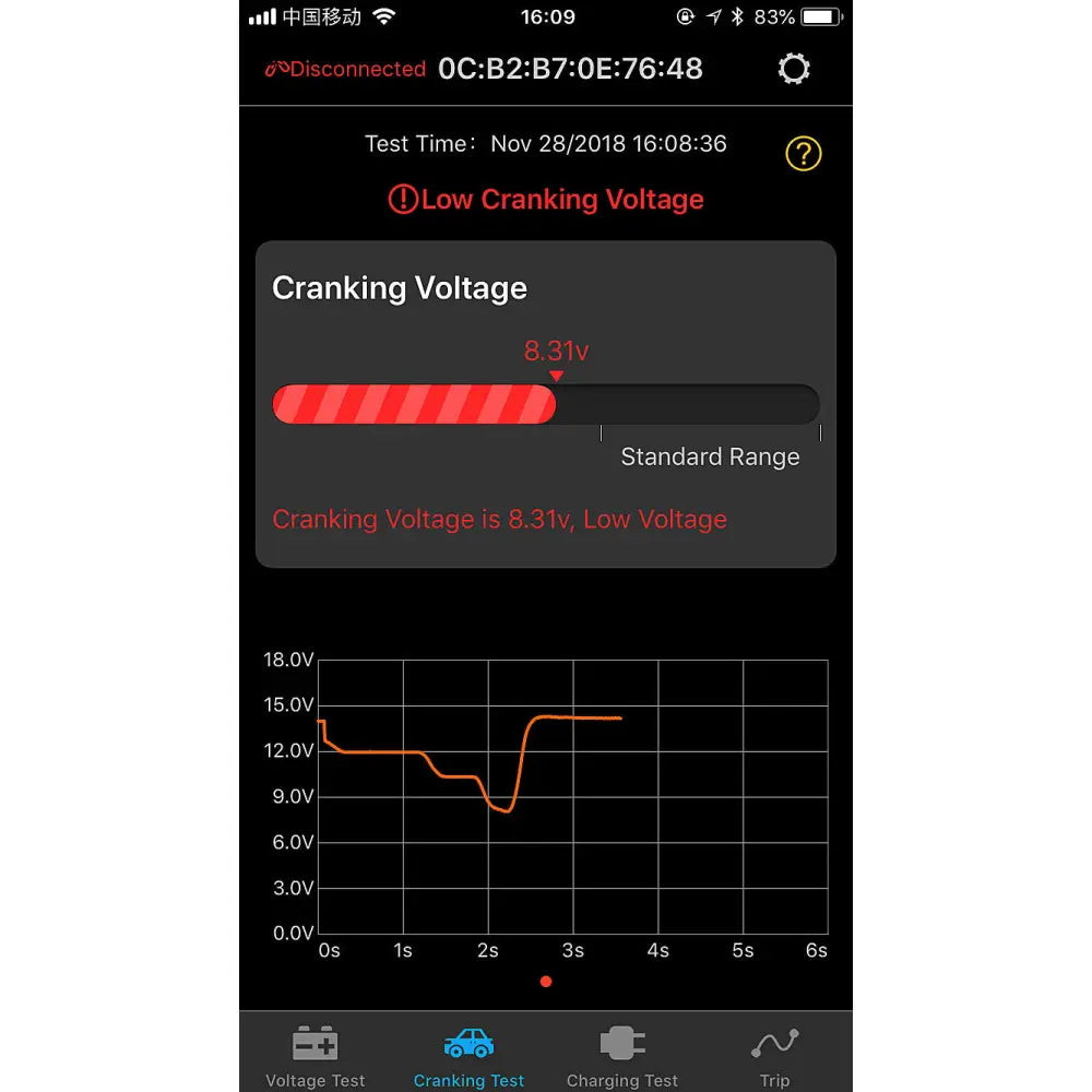 Antigravity Battery Tracker Battery Monitor Tools AG-BTR-2 - Lead Acid