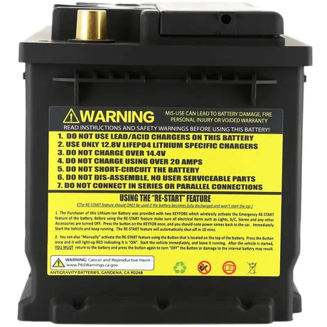 Antigravity H7/Group 94R Lithium Car Battery w/Re-Start - Batteries